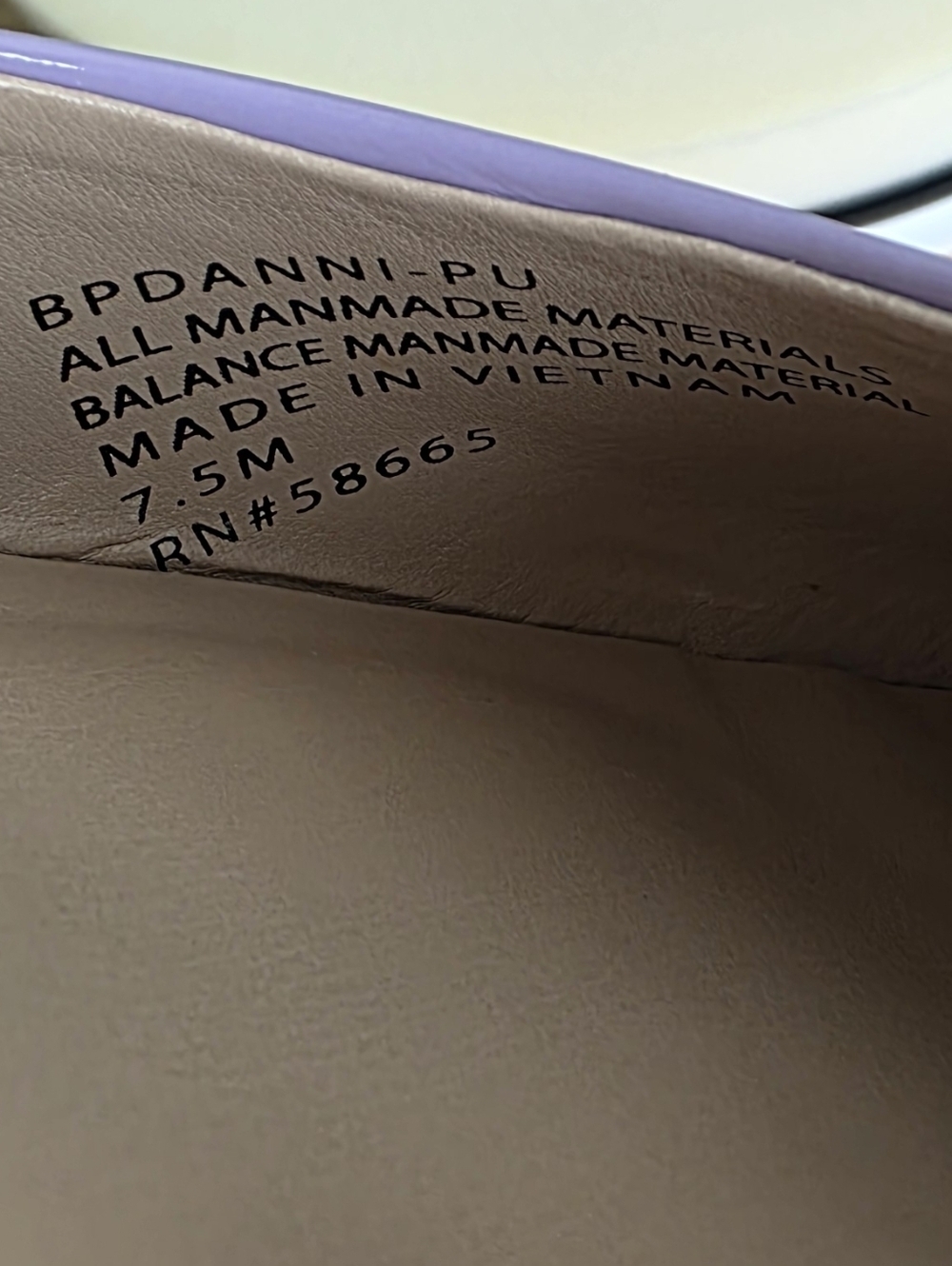 BP. Danni Platform Pump Square Toe, Lilac Purple – Size 7.5M - Great Condition! - Picture 16 of 16